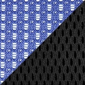 Синяя сетка / чёрная ткань TW 11